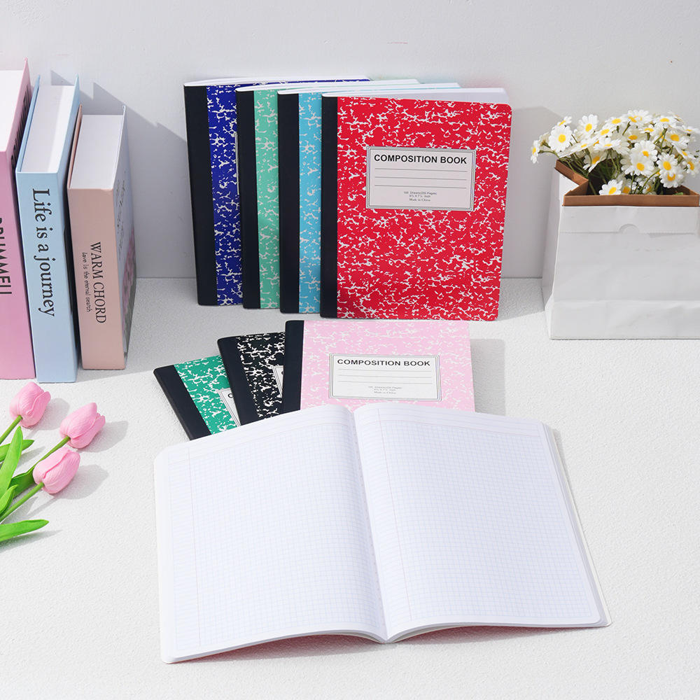 90-200sheets Thick Soft Pu Leather A4 Academic University Student Record Notebook Journal
