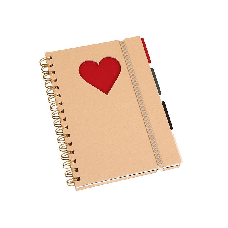 Wholesale Cheap Office Standard Blank Note Book Custom School A5 Classmate Soft Cover Planner Brown Kraft Paper Cover Notebook