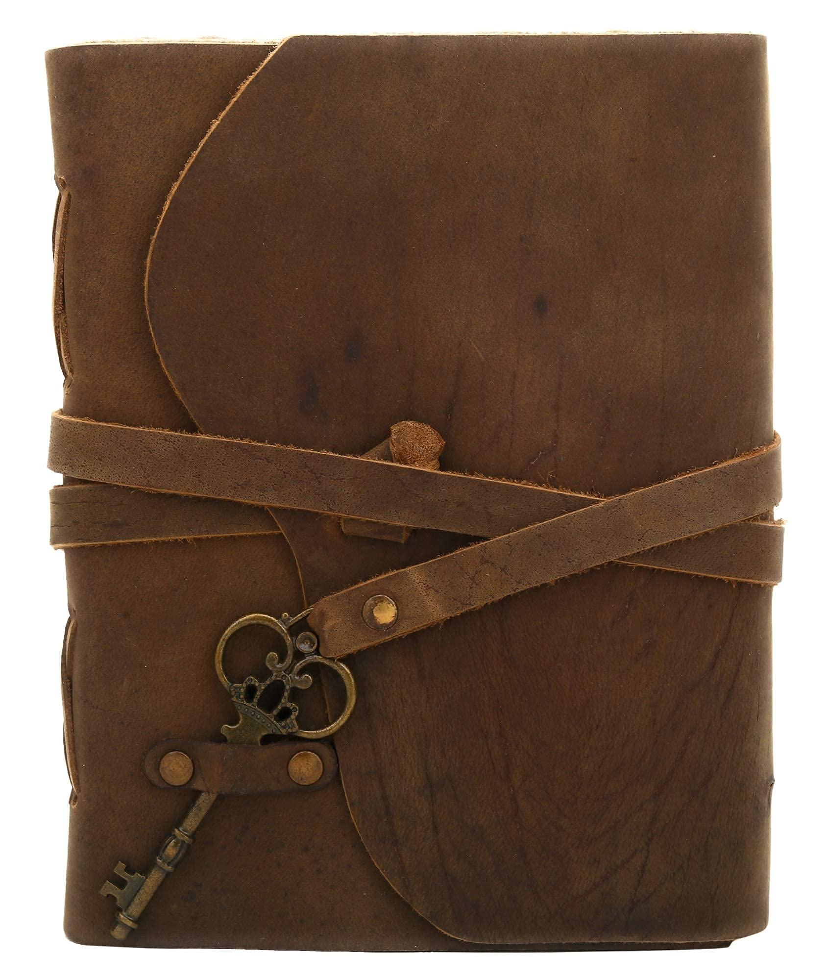 Custom A5 32K Brown Plain Kraft Cover Notebook Nude Binding Blank Graffiti Sketch Book