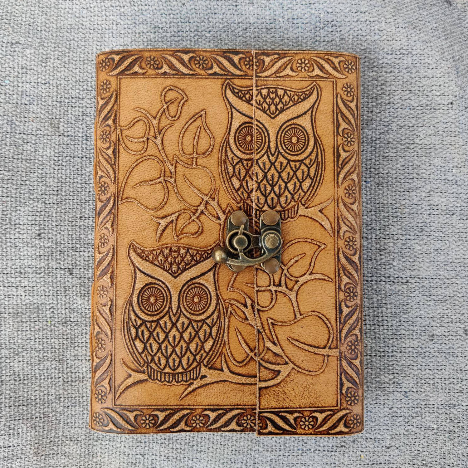 Extra Large 7 Chakra Stone Leather Journal Handmade Book of Shadows Notebook Journal & Sketchbook New Design Leather Journal