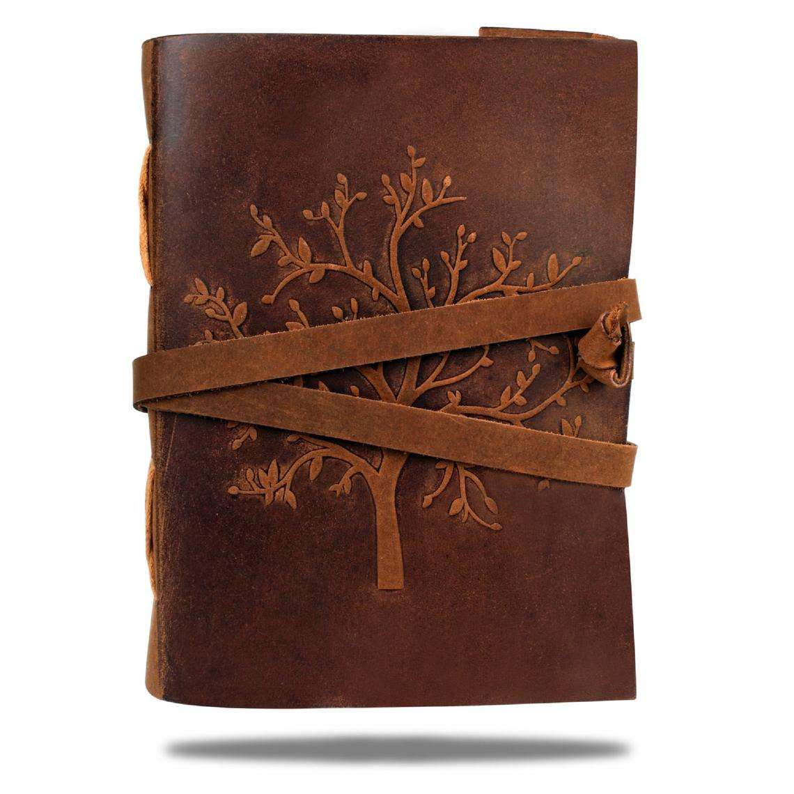Factory Price Real Leather Journal White Cotton Paper Vintage Style High Quality Leather Bound Notebook for Writing & Sketching
