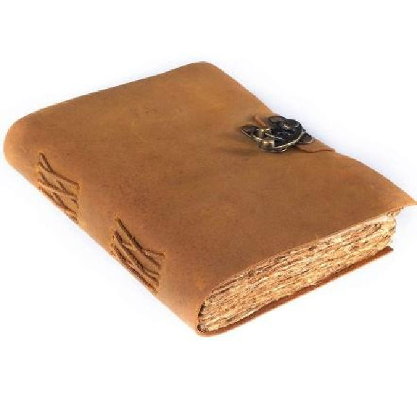 Meihui Art A6 Unlined Travel Journals Leather Classic Spiral Bound Writing Refillable Diary Journal Notebook