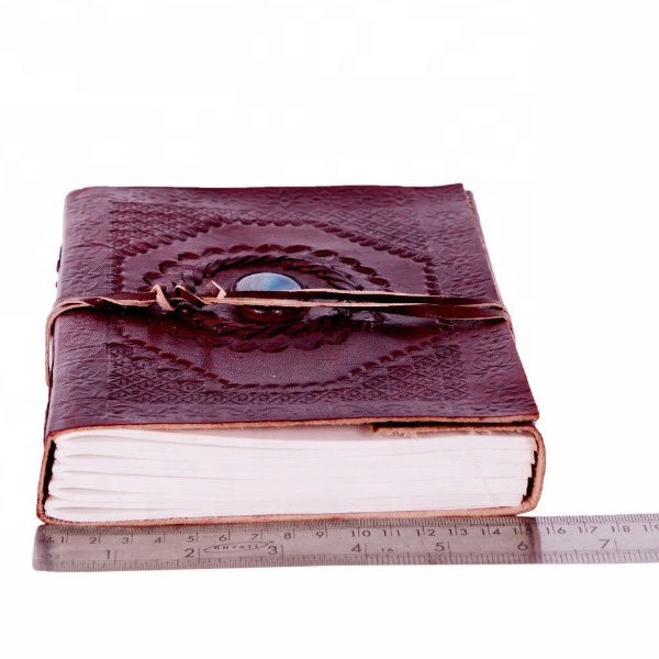 Premium Leather Vintage Habit Journal Note Book Dairy Notebook Handmade Journal Stone Diary Stone Sketchbook Travel Dairy