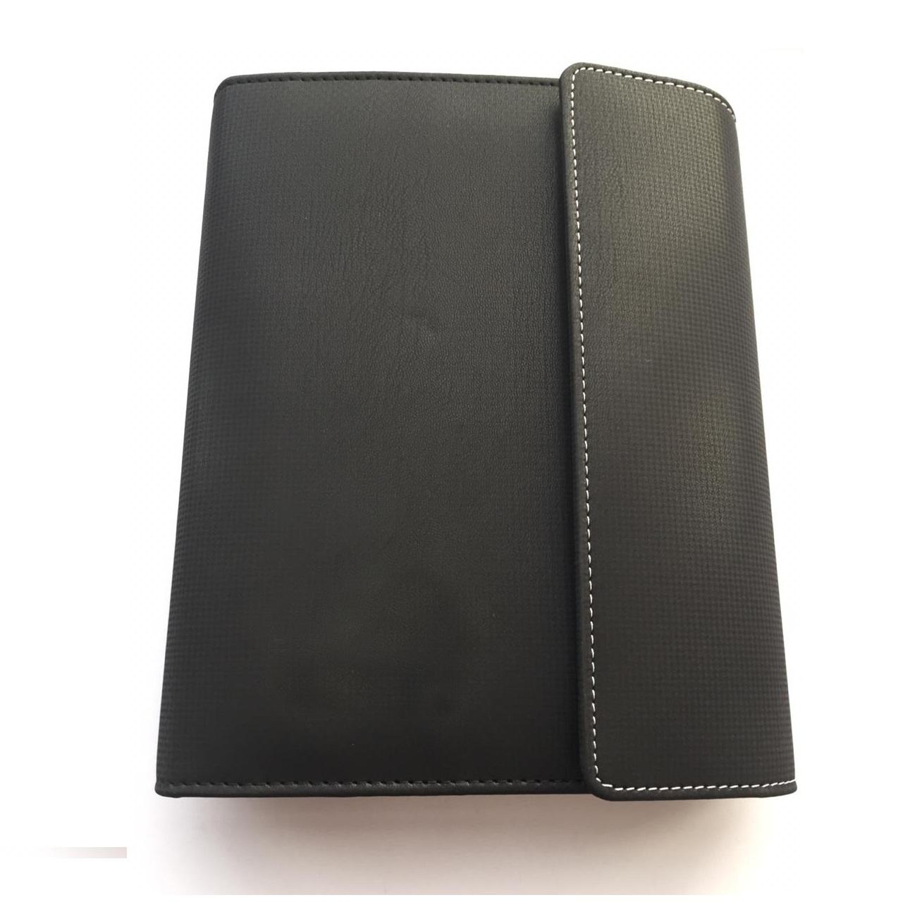Customized A6/A5 PU Leather DIY Binder Notebook Cover Diary Agenda Planner Paper Cover School Stationery