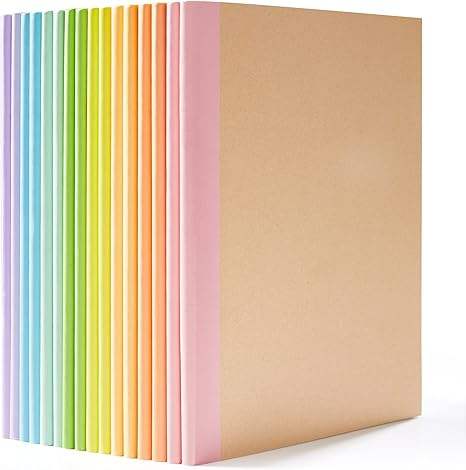 Customizable Kraf Paper Notebook A5/A6 Size Waterproof Stone Cover with PVC Printed Style Loose-leaf Binding Journal Notebook