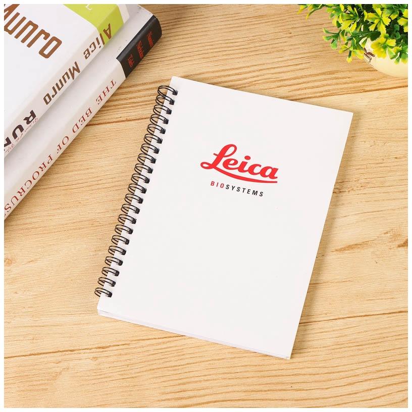 Custom Logo Hardcover White PU Planner Perfect Diary Notebook Journal