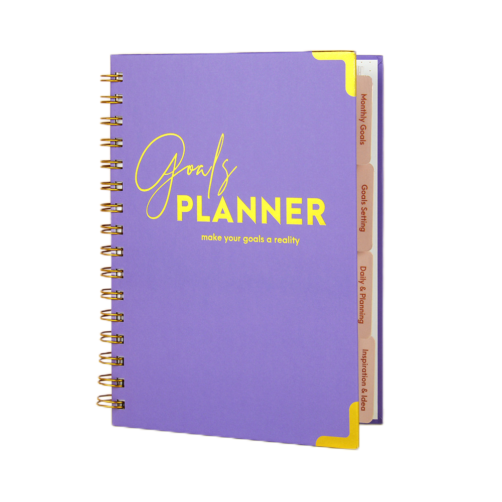 Custom Paper Pu Leather Softcover Stitched Journal Factory Price Grids A5 A6 A7 Size Planner Notebook for Student