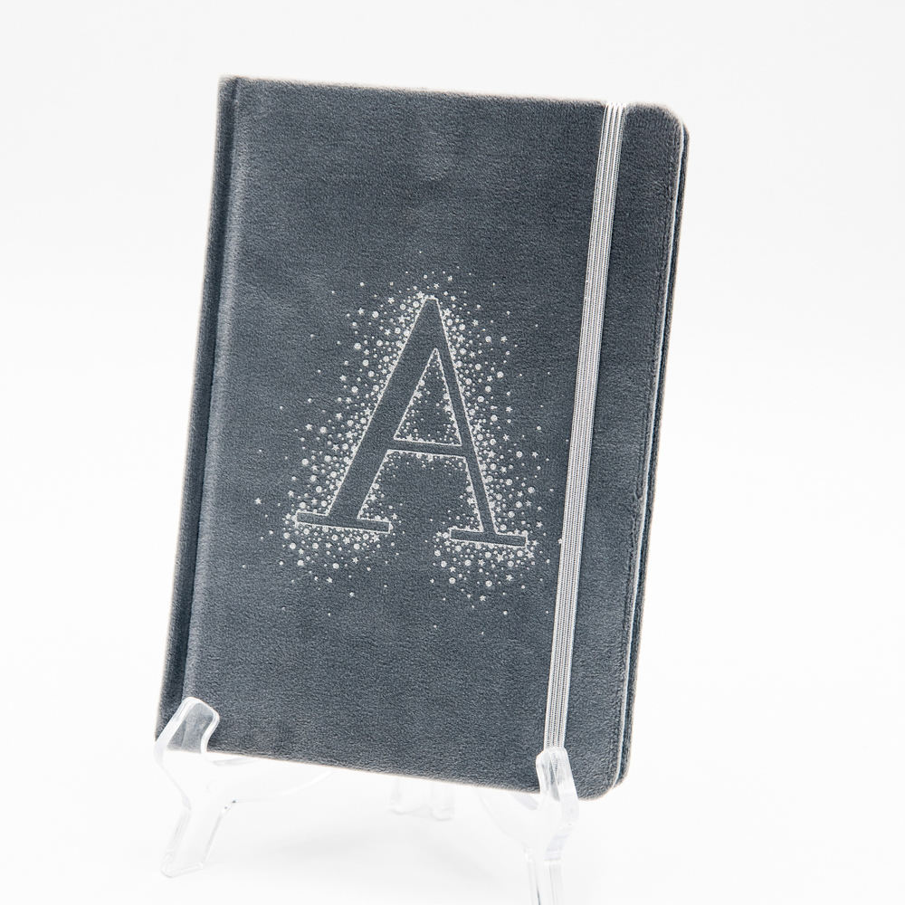 Custom Office Gift Personalize Agenda Letters Saffiano PU Leather Journal Cover A5 Paper Diary A5 Notebook