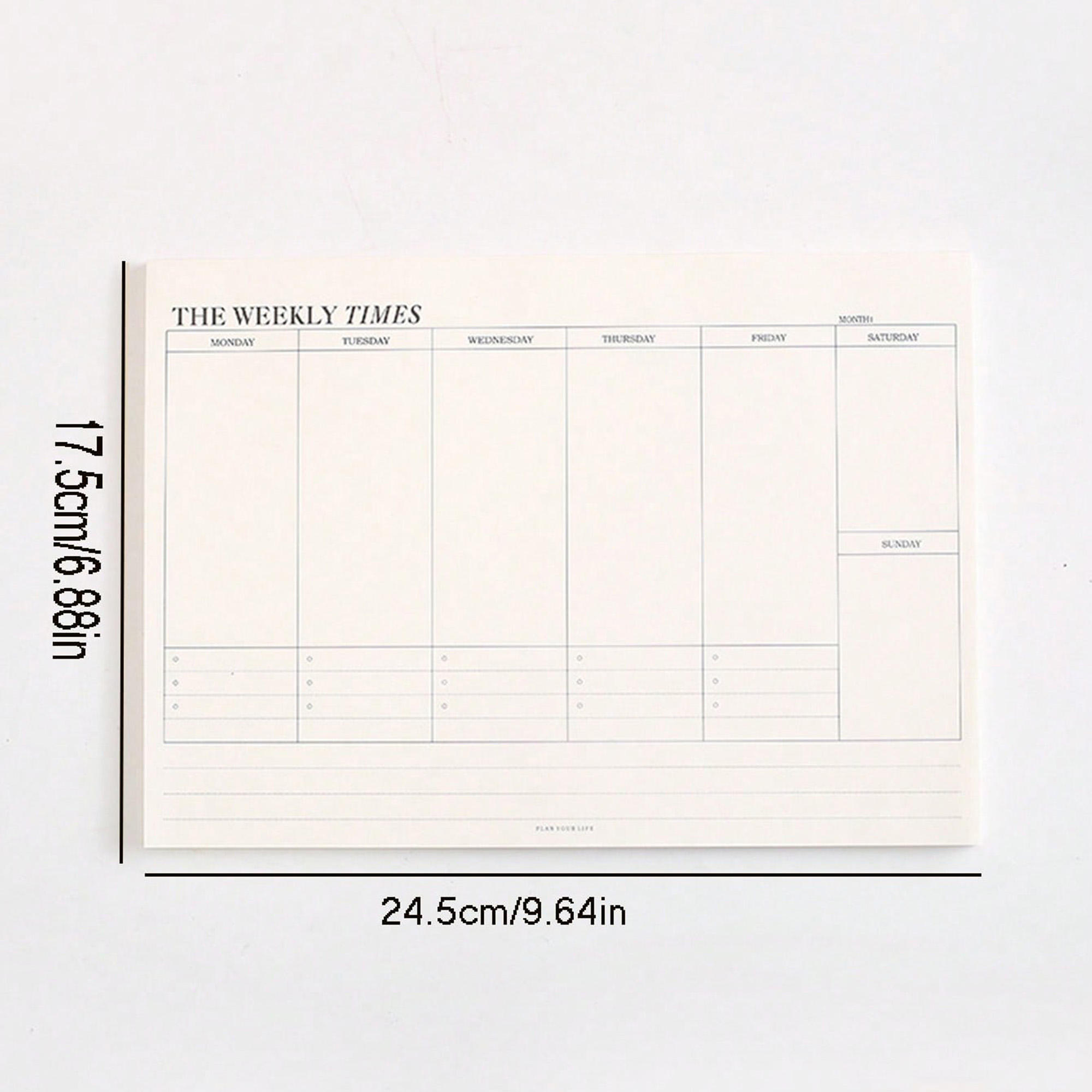 Hot Sale Monthly Planner Notebook Travel Cute Diary Weekly Plan Small Writing Paper Notes