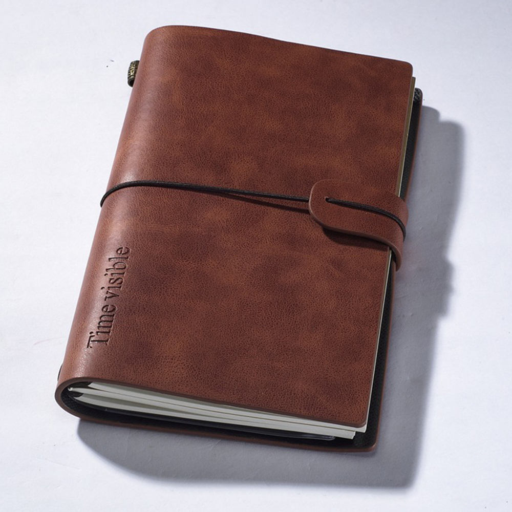 Brand New School Office Supplies Notebook Customize A5 Leather Trends 2022 Ideas Note Book Customised Journal with Pen Gift Box
