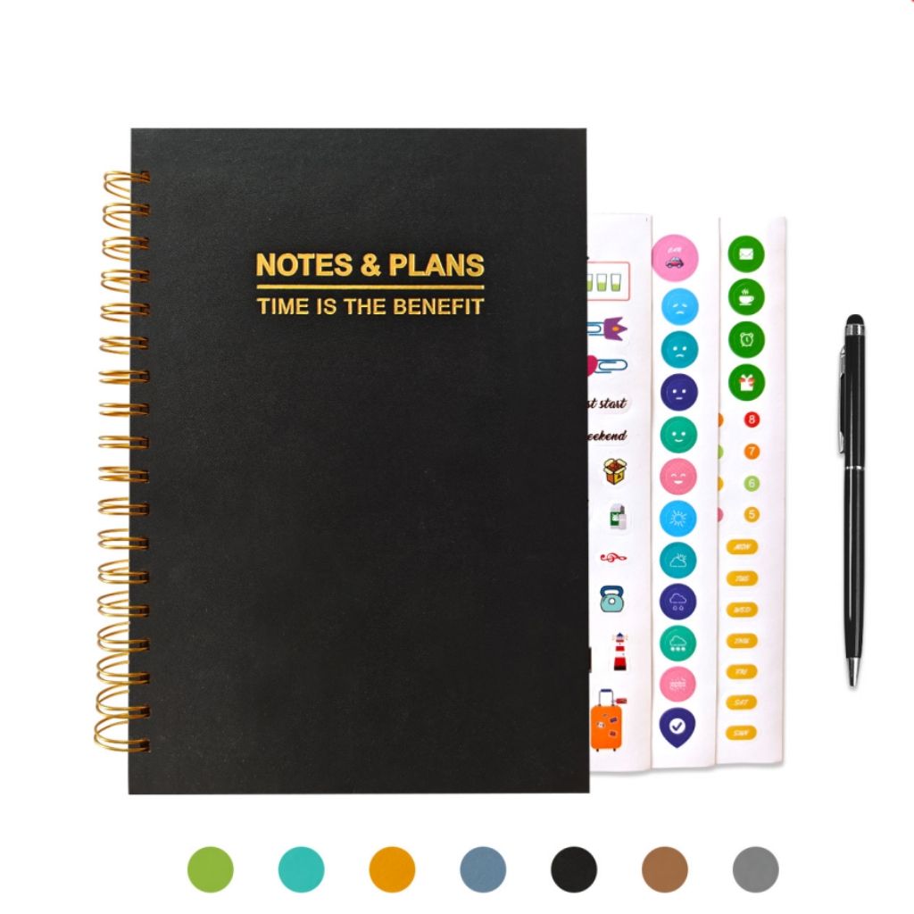 A7 A6 A5 B5 A4 Dot Grid Blank Cornell Inner Page 45 Sheet Paper Spiral Notebook Loose Leaf Binder Ring Refills Papers Planner