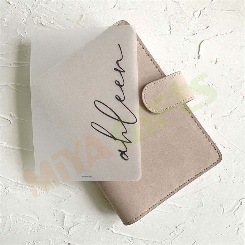 Custom Planner Vellum Paper Laminated Dashboard Insert Minimalist Binder Discbound Planner