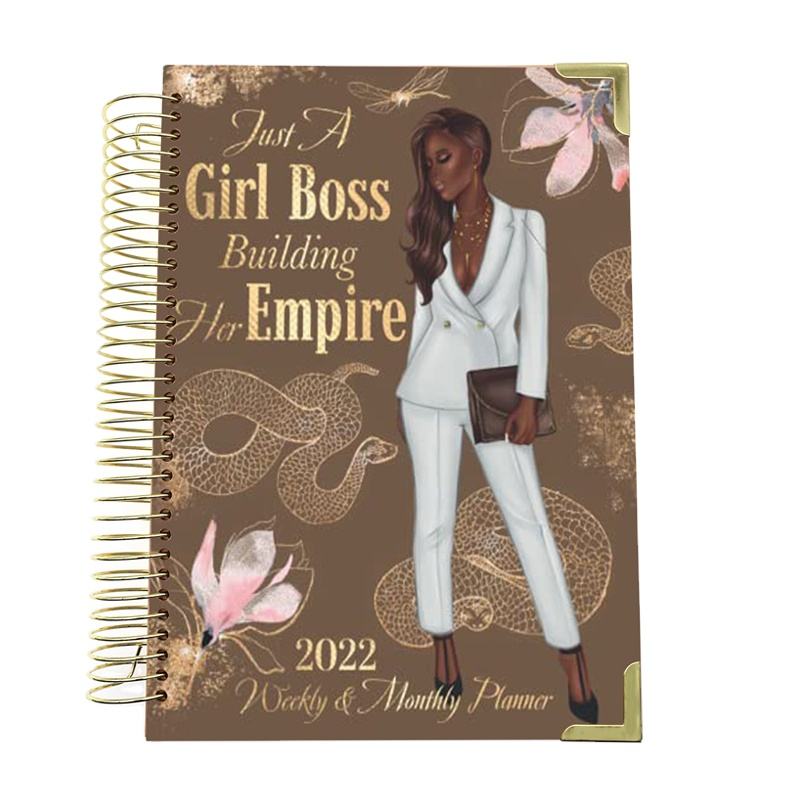 Custom Printing A5 Spiral Best Spiritual Self Care Love Life Planner Manifest Journal