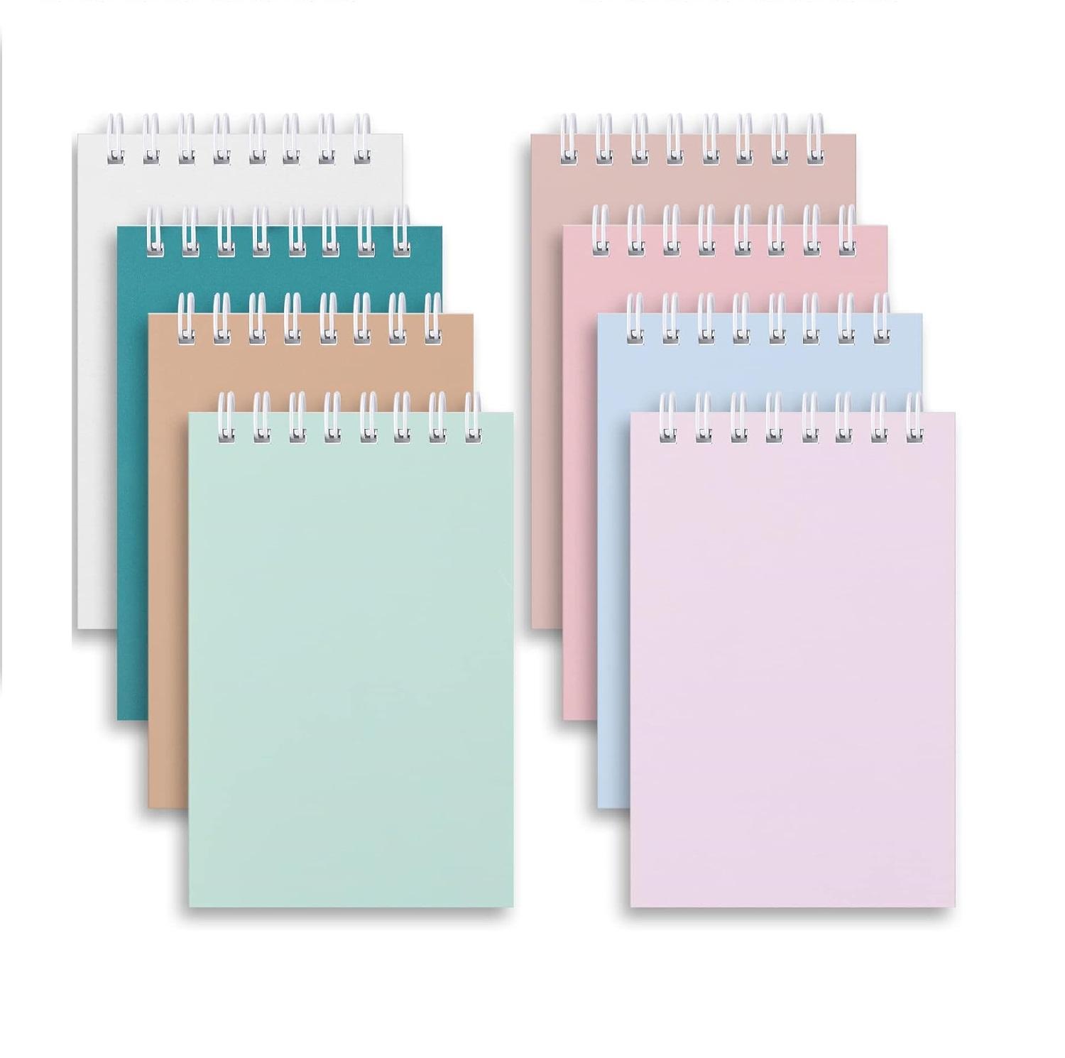 Small Notebooks,3x5 Pocket Spiral Notepads With Lined Pages