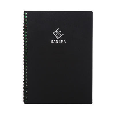 clear PP Cover Spiral Coil A5 Notebooks of Graph Paper 100 Sheets Squared University Practice Planners Customizable Wholesale