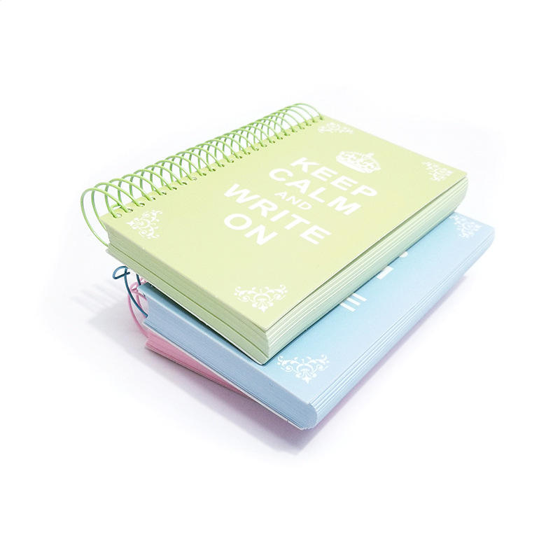 Large Capacity Notebook Beautiful Multi-Color Thick Spiral Coil Notebook Exquisite Simple Design Colorful B5 A5