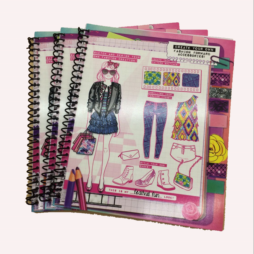 Soft Cover Sketch Design Drawing Book Spiral Notebook