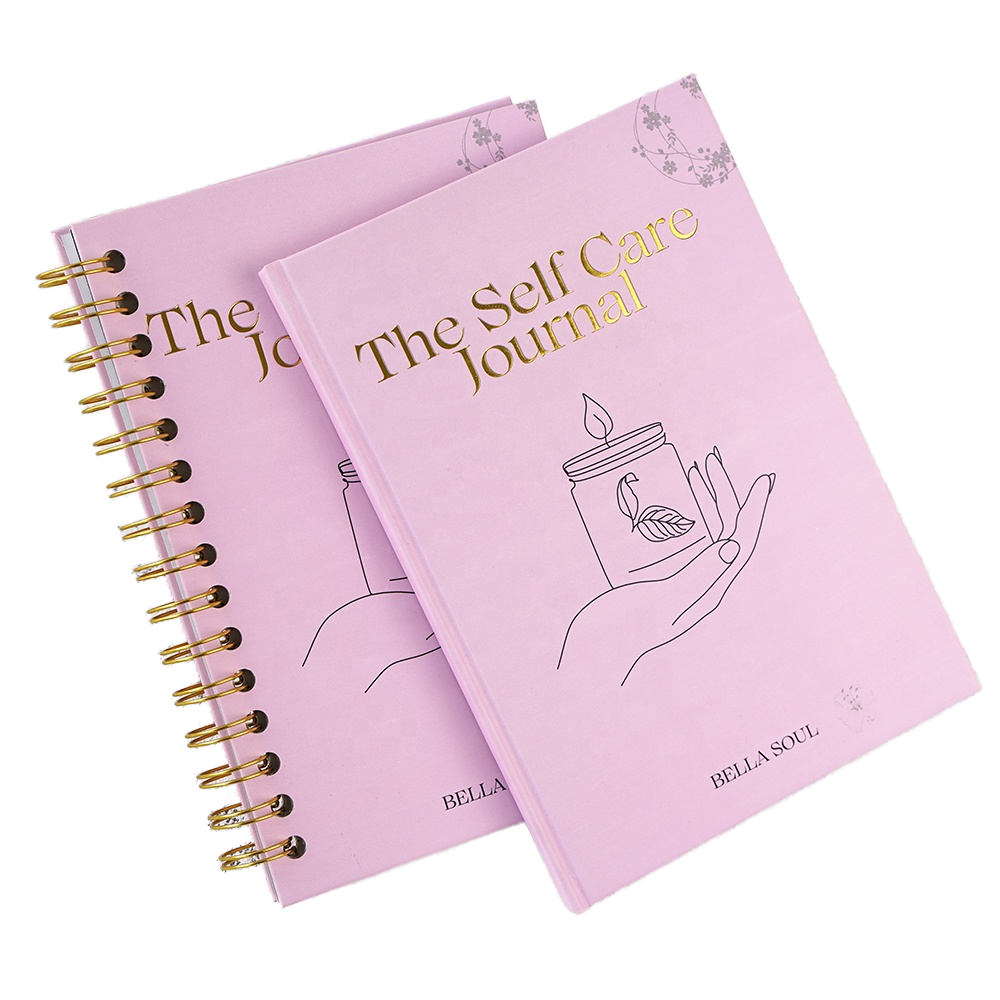 Beautiful Fashion butterfly Printing A5 Spiral Hardcover Notebook for Girls