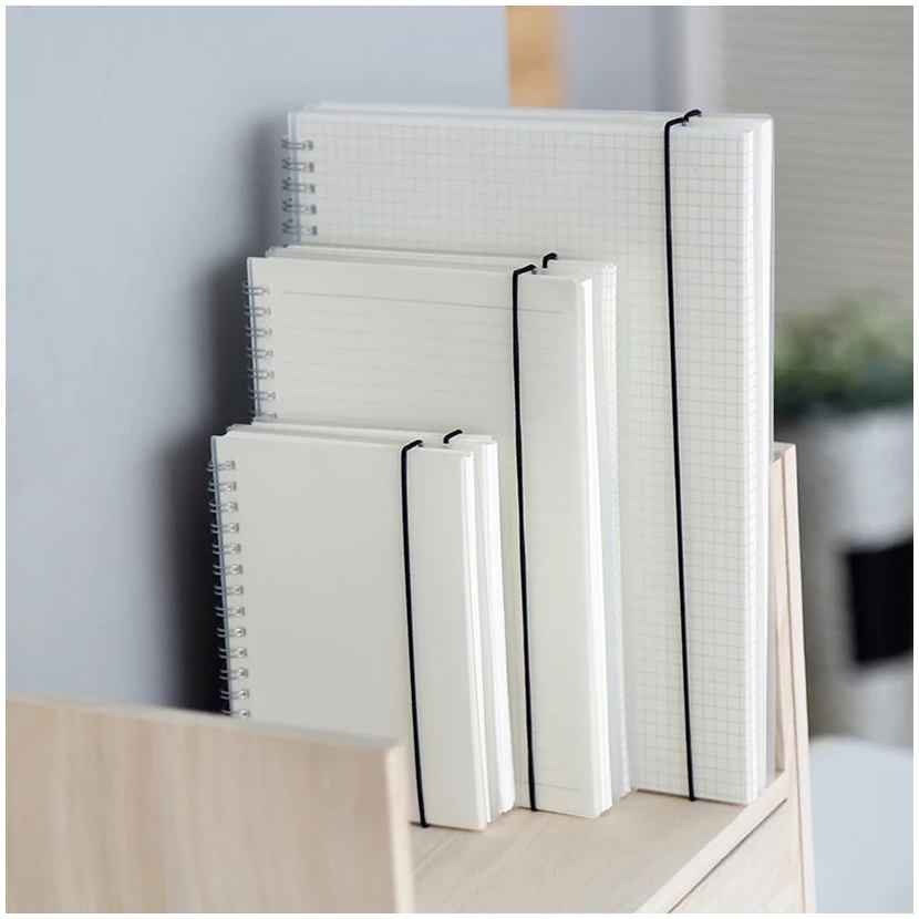 9*12.5cm Passport Kraft Paper Notebook Blank Dot Grid Notepad Journal Traveler's Refill Planner Organizer Filler Paper