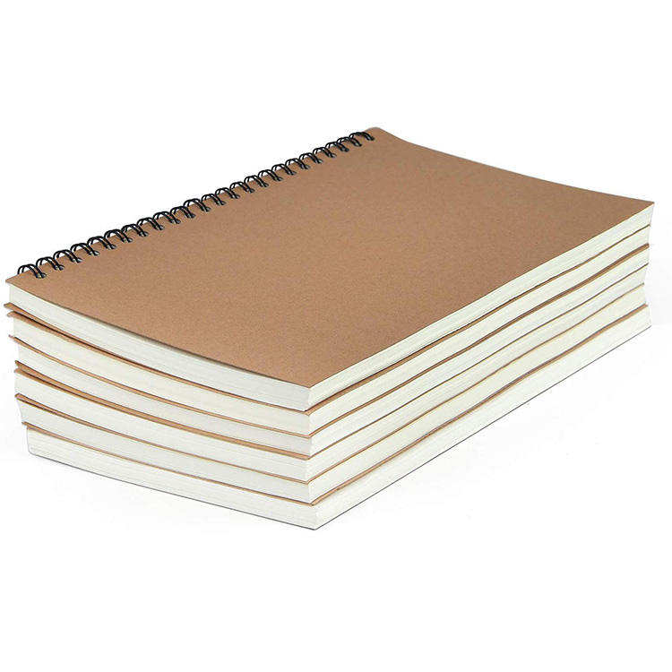 Personalized DIY Spiral Notebook Glossy Cover Paper Blank Notebook Journals Sublimation Blank Cover Spiral Notebook for Kids