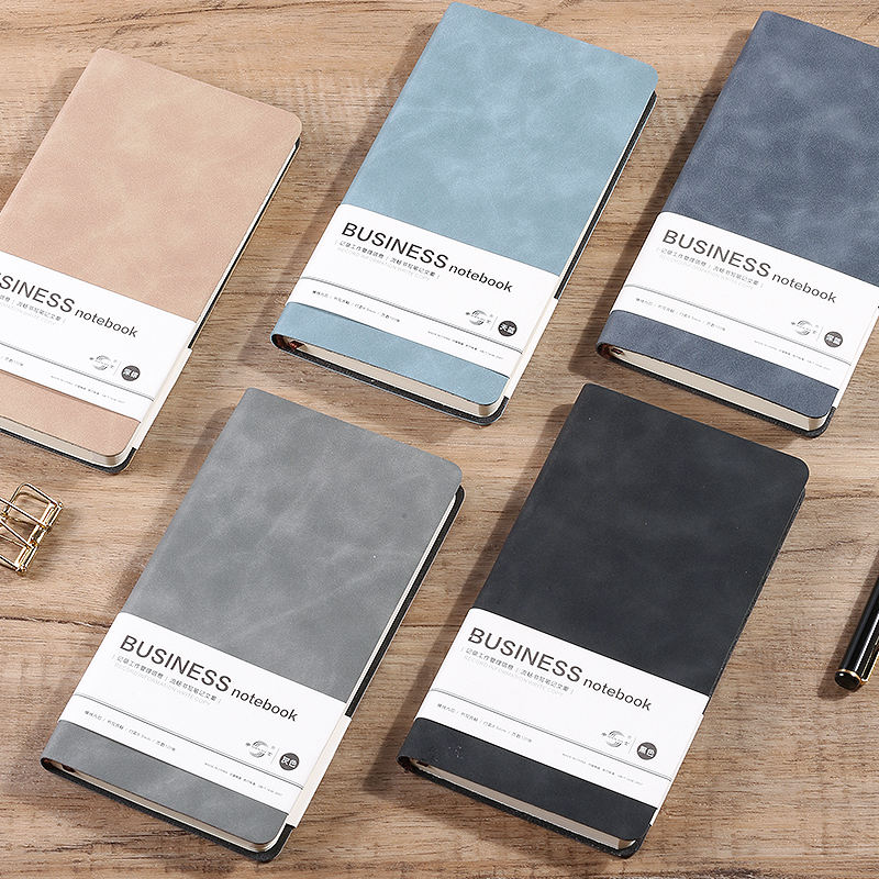 Printing Diary B5 Agenda Leather Small Journal Hardcover Planner Lined Pu Cover Notebook Custom