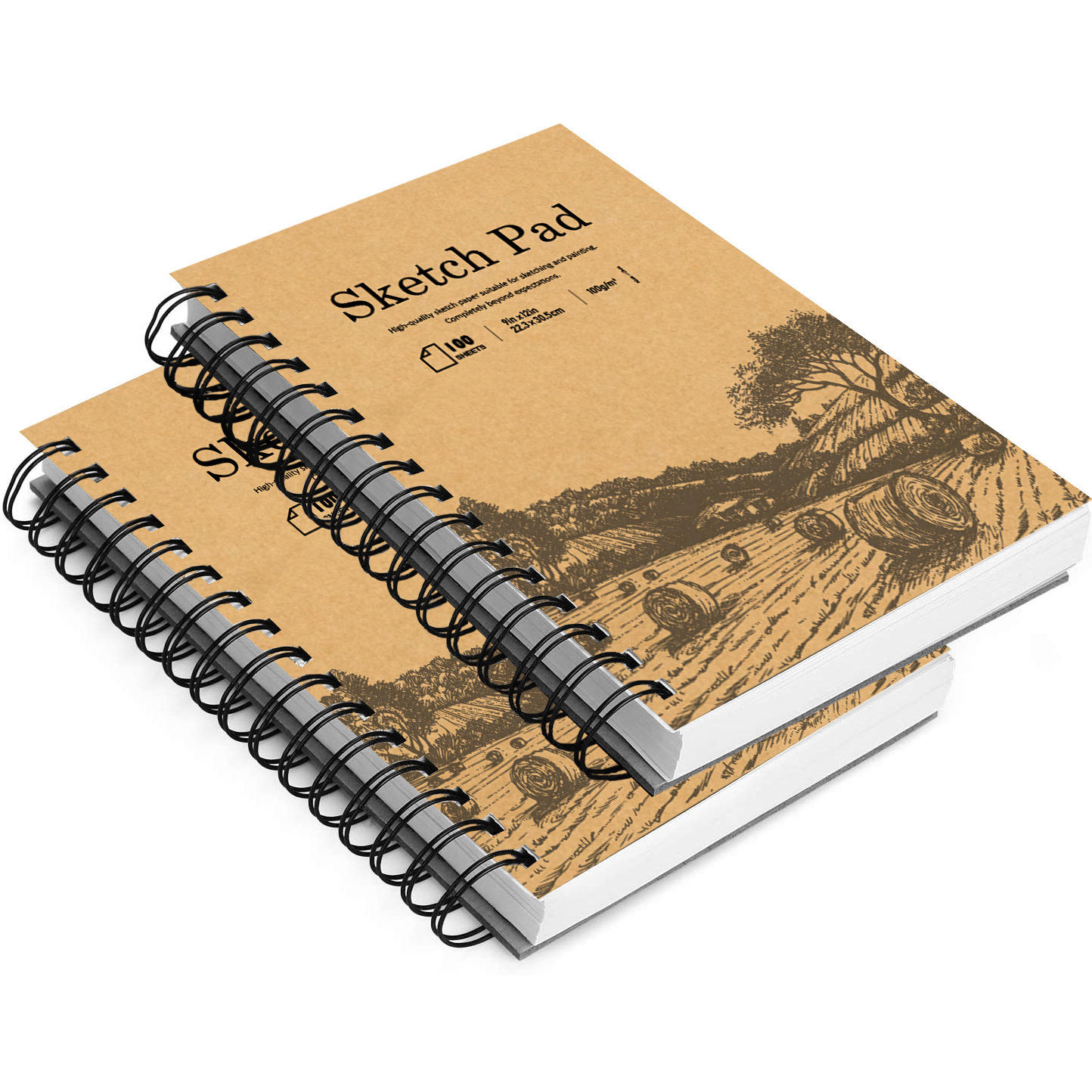 Meihui Art 8K Sketch Book Big Size Drawing Paper Heavy Weight Sketch Pad for Sketching