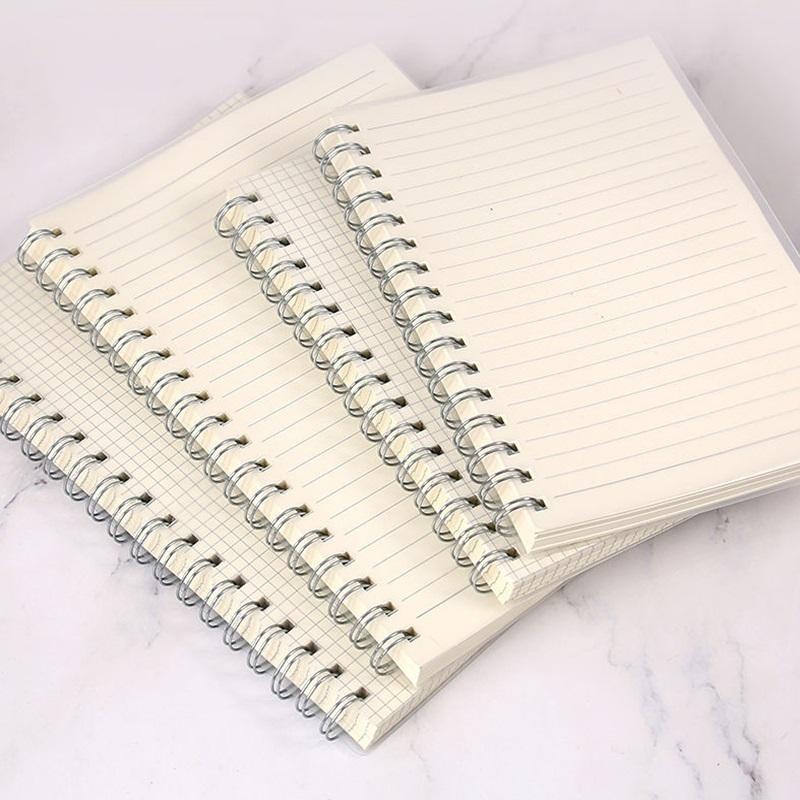 Wholesale Retro PP Cover Spiral Bound A5/B5 Notebook Grid Business Planner with Retro Style for Office School & Students