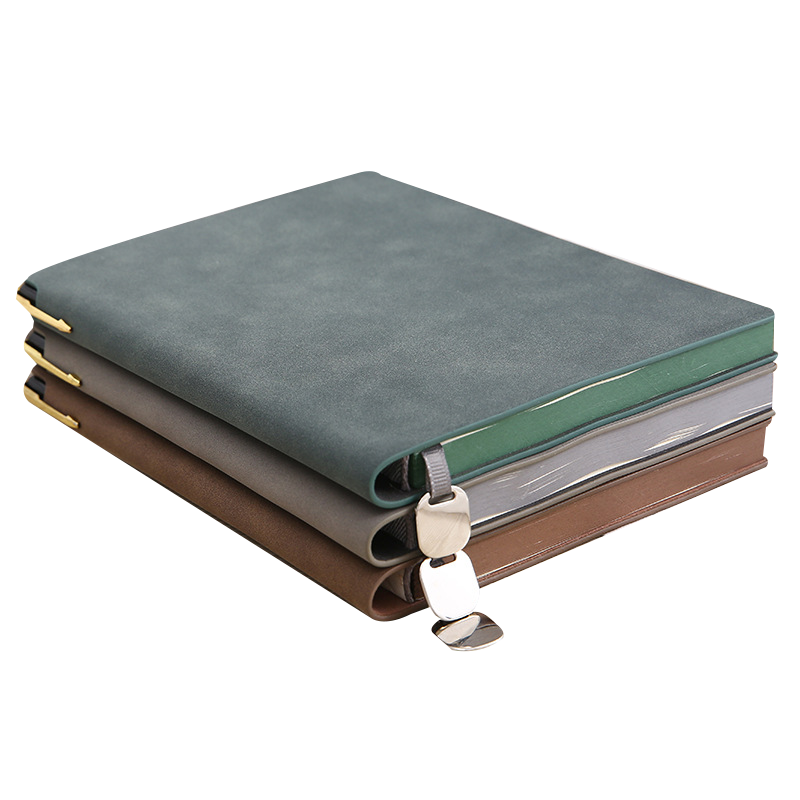 B5 Retro Genuine Leather Notebook Cover Handmade Business Office School Supplies Book Case with Pencil Slot for Gift CF9037
