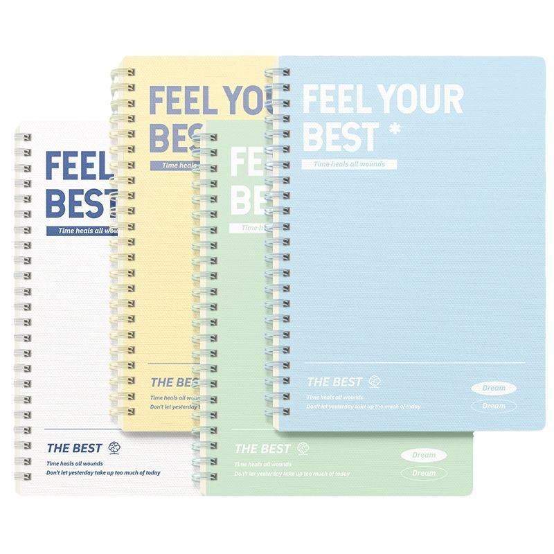 A5 Size Notebook with Soft PU Cover Large Stationery Set Kids Spiral Planner Journal Leather Pen Holders