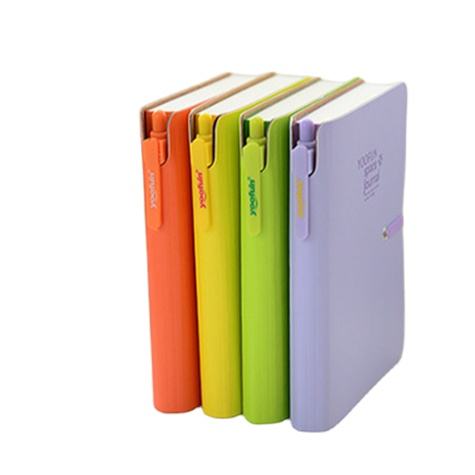 2024 Custom Hardcover Pocket Diary PU Notebook With Pen