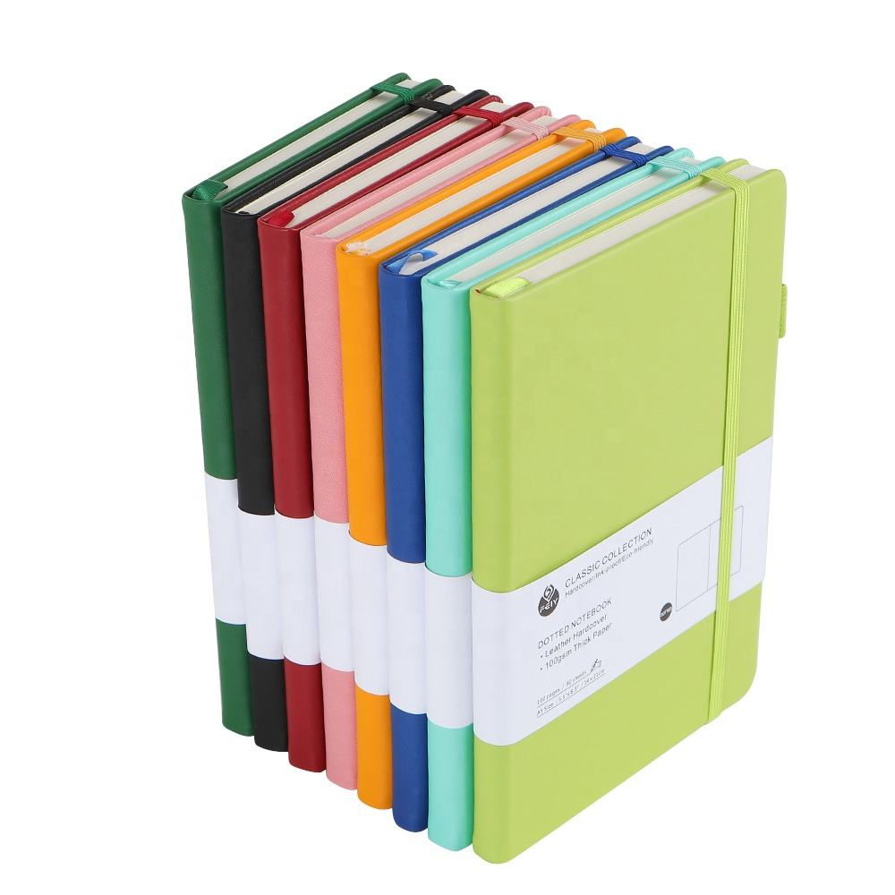 Wholesale Size A4 A5 A6 Notebooks Notepad Agenda Personalized Writing Hard Cover Custom Leather Journal Notebook