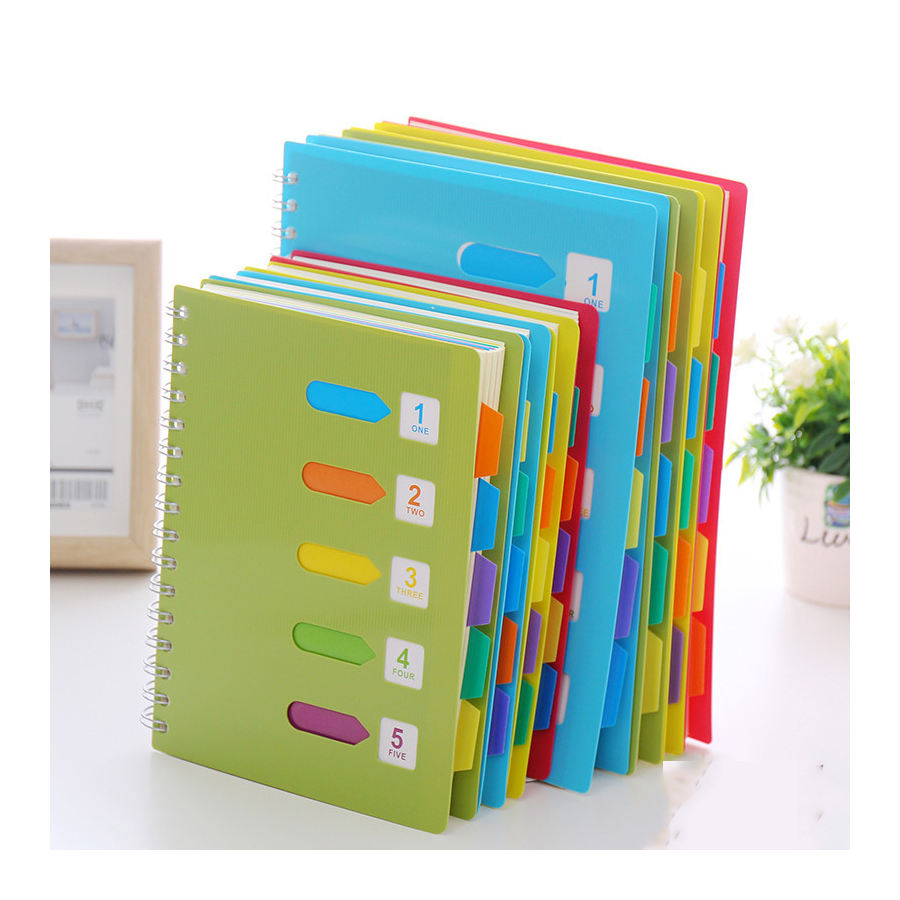 High Quality Customizable Monthly A5 Spiral 2023 Daily Planner Journal Notebook Printing With Dividers