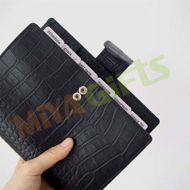 Elastic Band Notebook Journal Leather Hardcover Students Pad Planner Diary Office Supplies Sublimation Blanks Promotional Custom