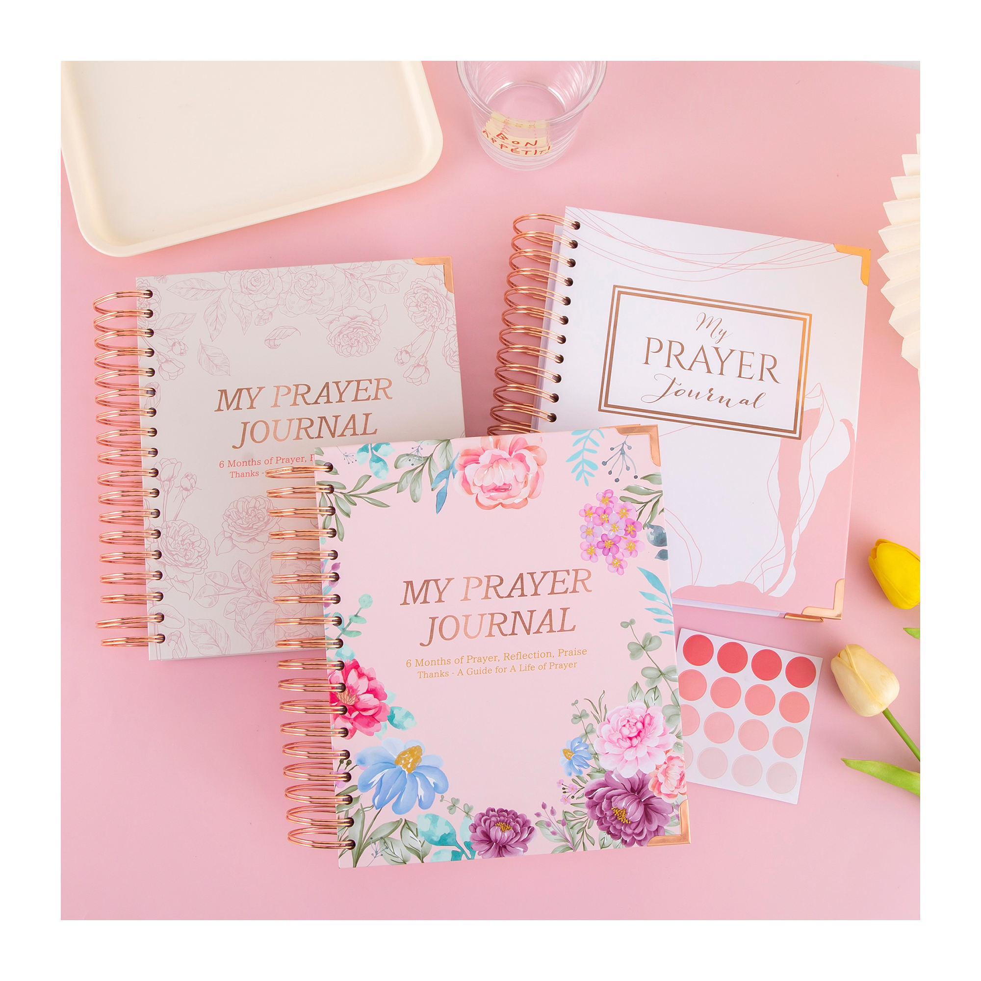 Wholesale Custom Daily Full Color Personalized Journal Spiral Note Books A5 Planner Spiral Notebook for Office