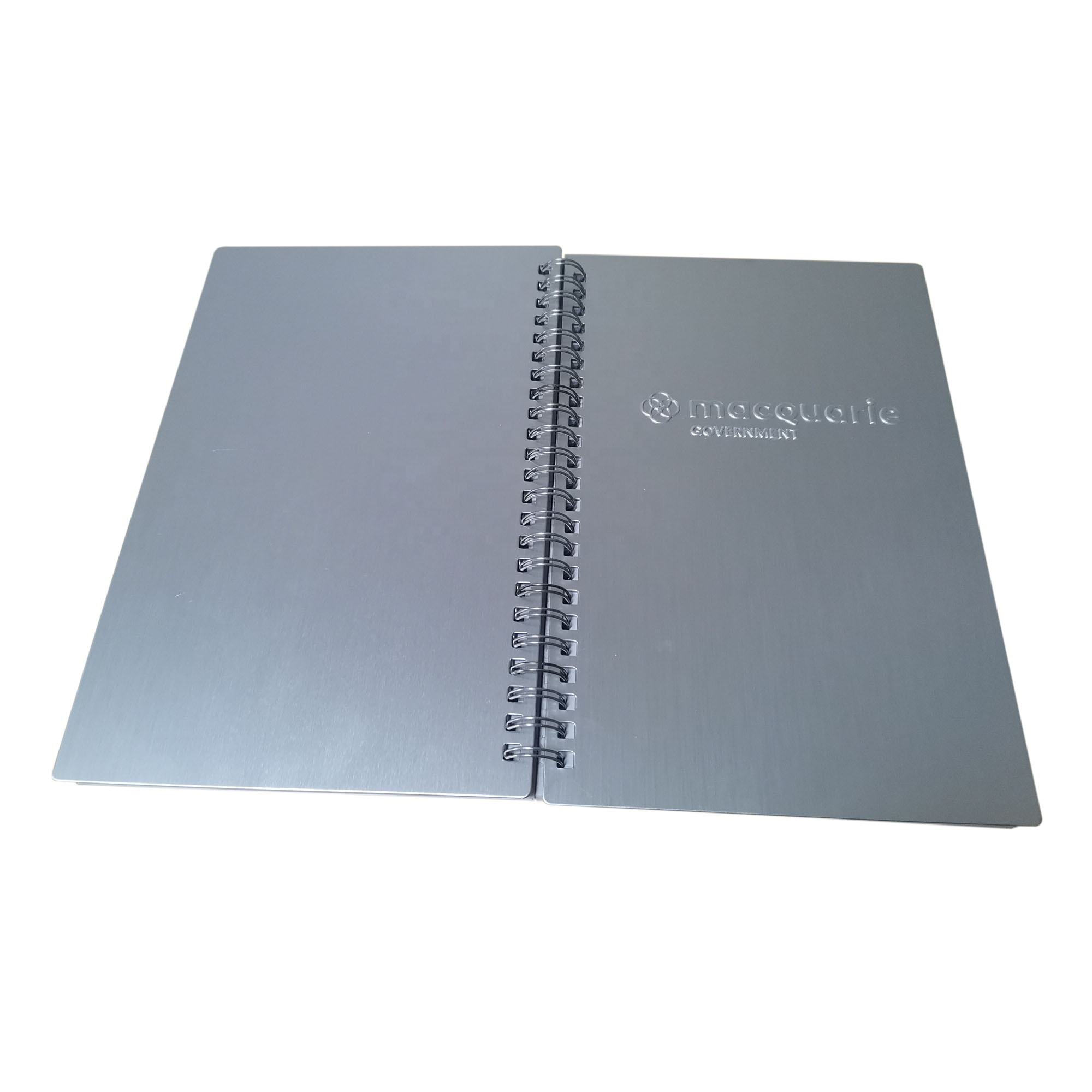 Customizable A5 Vintage Leather Lined Paper Notebook with Kraft Paper Sheets Loose-leaf Spiral Binding Size A4 Paper Notebook