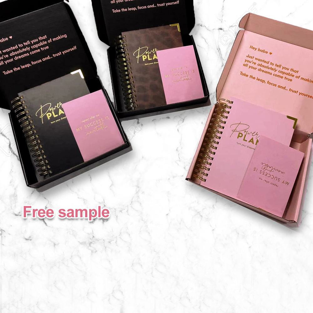 Low Prices High Quality Luxury Exquisite Wholesale Customized Hardcover Spiral Notebook Diary Notebook Journal Notebook