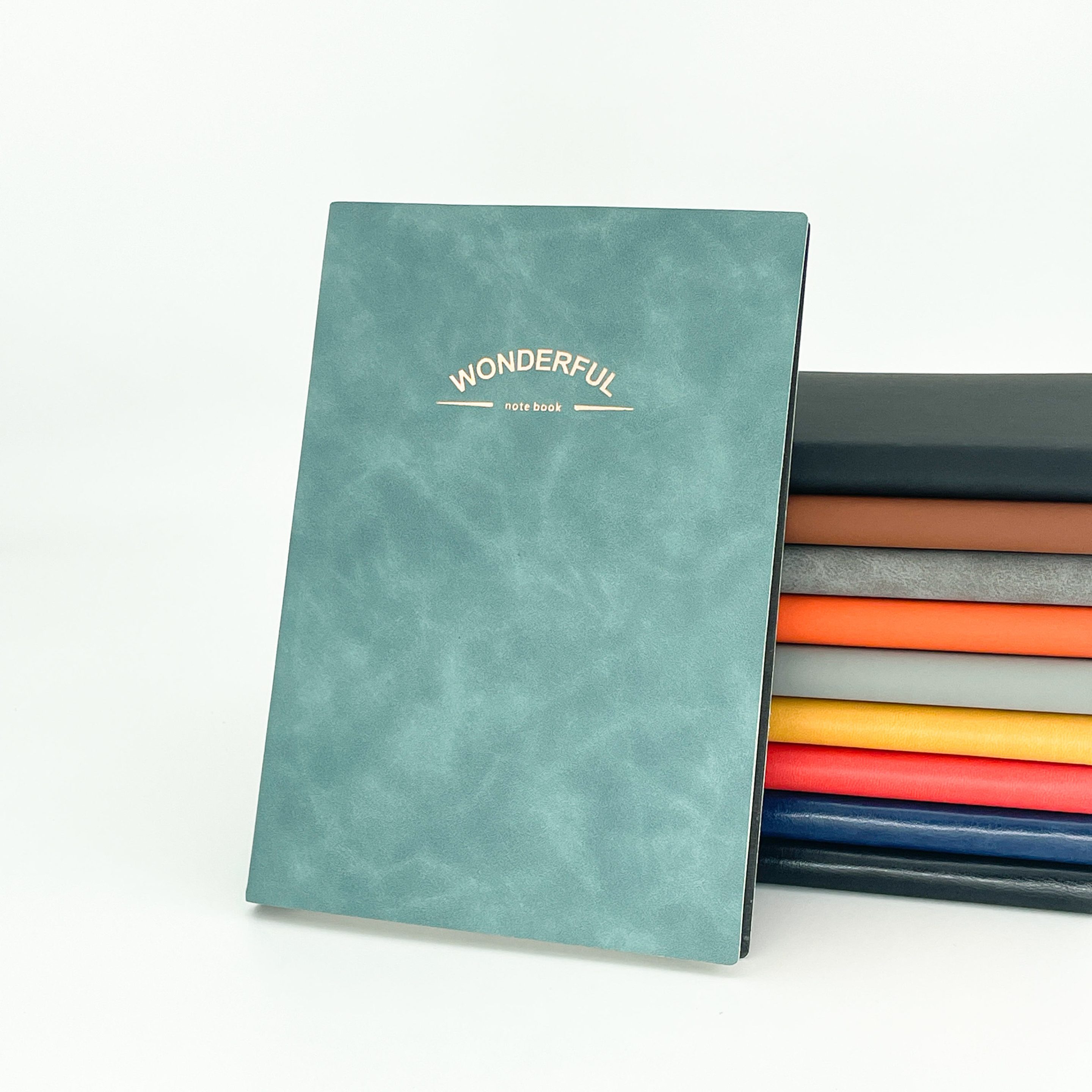 Cheap Custom College Notebooks Business Vibrant Cover Merchandise Spiral Plain Low Colored Hardcover Spiral Notebook