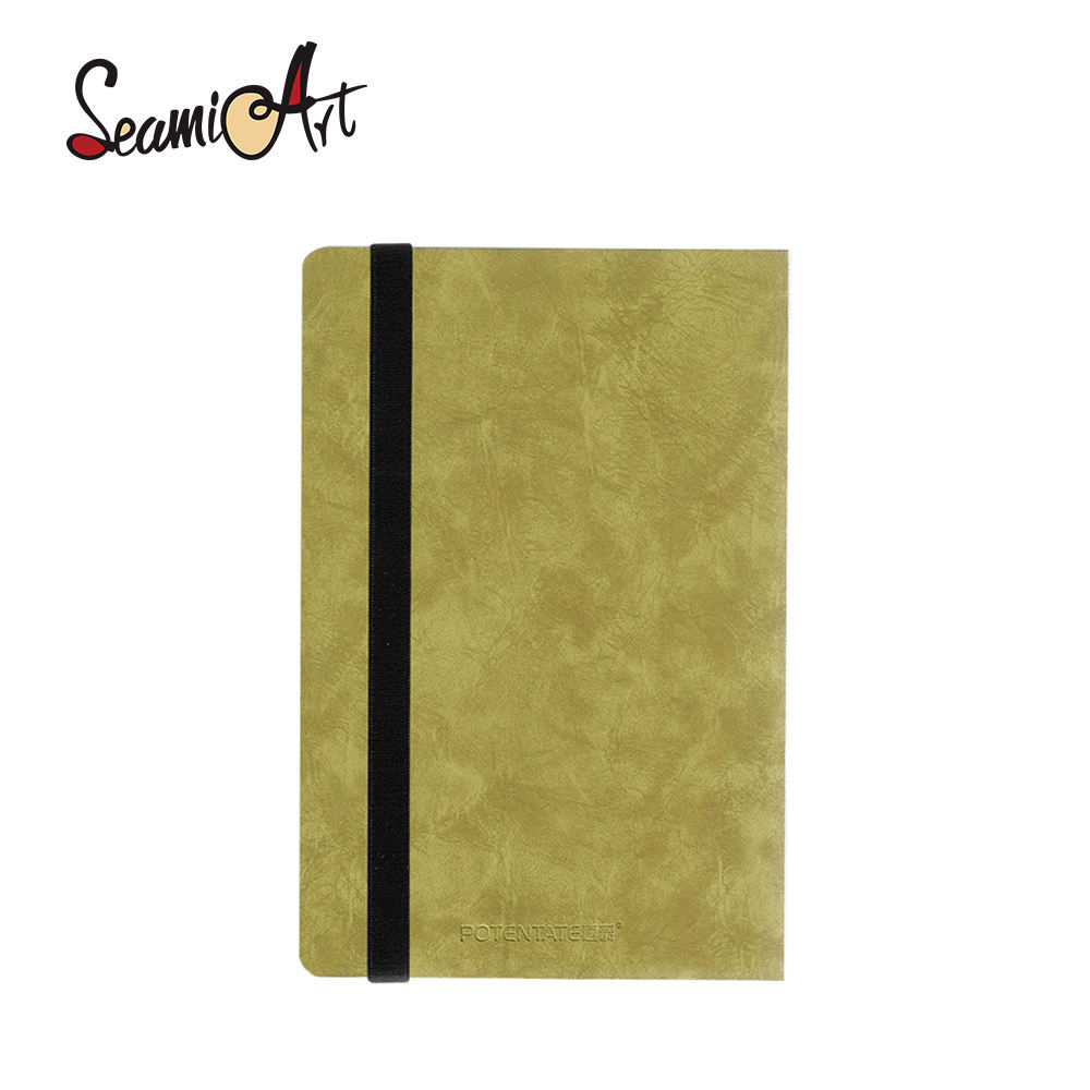 Custom Hardcover Leather Cover 300g 100% Cotton Acid Free Paper Sketchbook Watercolor Notebooks