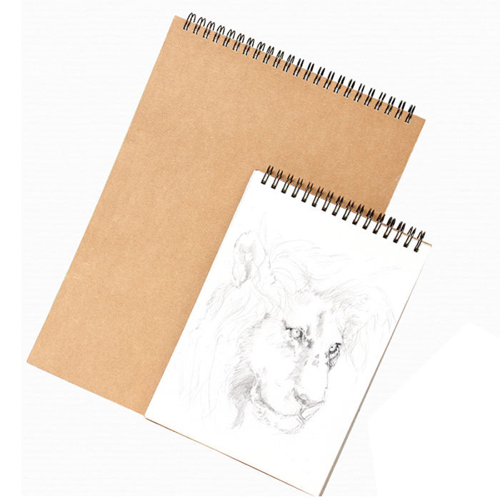 XinyiArt 100 Sheets100gsm 68lb Sketch Pad Top Spiral Bound Sketchbook Sketching Pencil Paper Pad Drawing Paper Pad for Artists