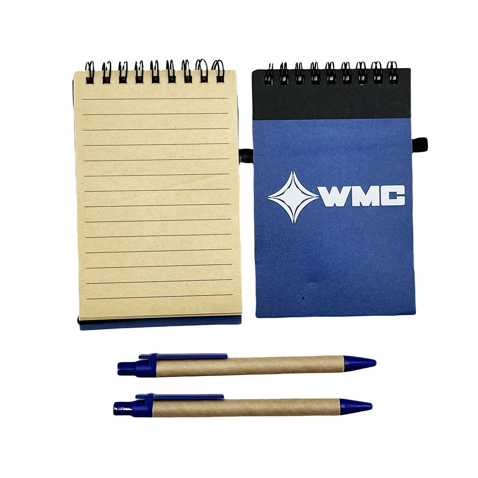 Wholesale A5 Student Notebook 200 Pages Unlined Dairy Digital Stationery Kraft Paper Leather Cover Spiral Binding Fabric Cover