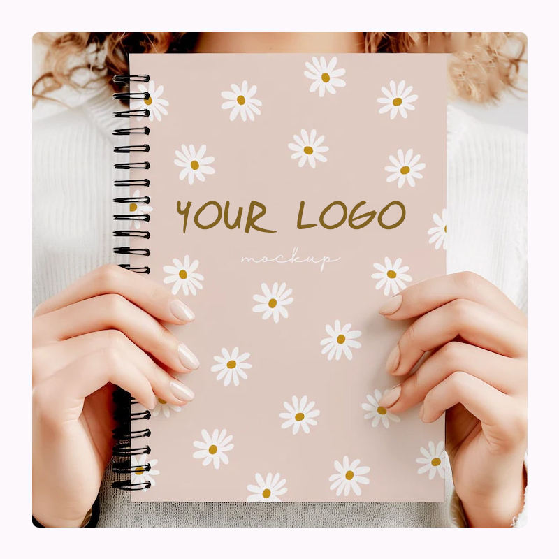 Wholesale Customizable School Paper Note Book Cuaderno Custom A4 A5 A6 Size Hardcover Spiral Notebook Printing for Student