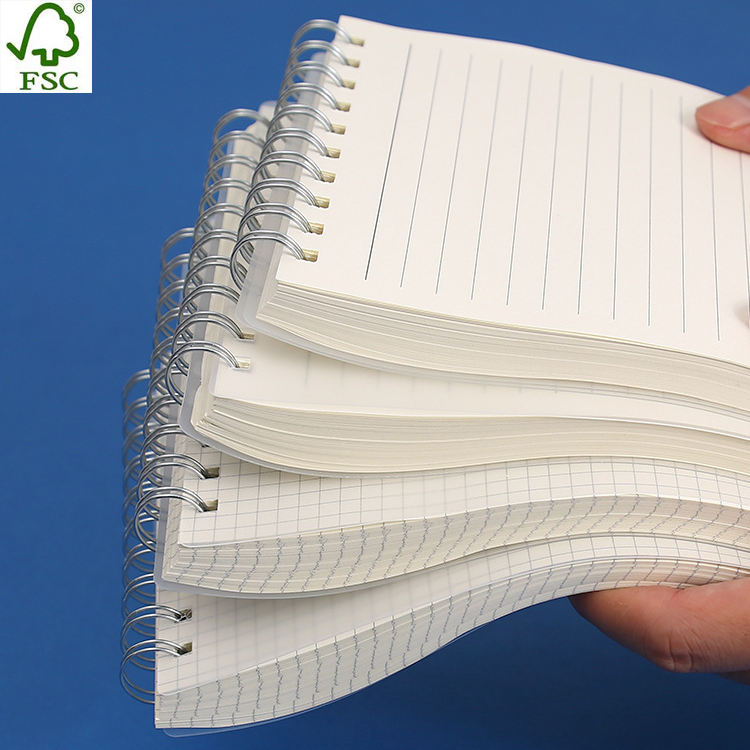 Custom Printing Hardcover Christian Planner Bible Study Church Notes Large Big Plastic Spiral O-binding Coil Journal Notebook