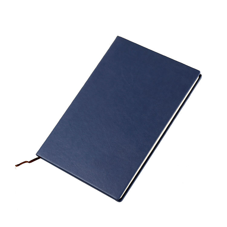 2024 Wholesale Promotional PU Leather Hardcover Lined Custom Embossed Logo Writing A5 Journal Notebook with Elastic Band