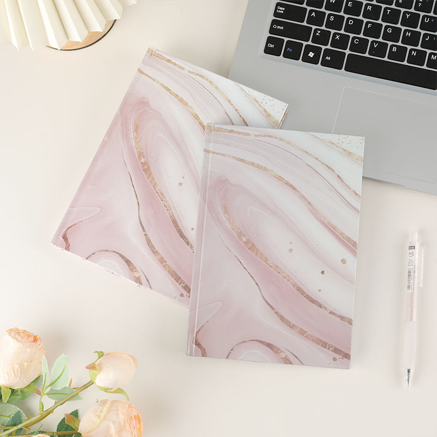 Wholesale Custom Marble Printed School Supplies A4 A5 Hardsoft Cover Daily Journal Notebook for Student