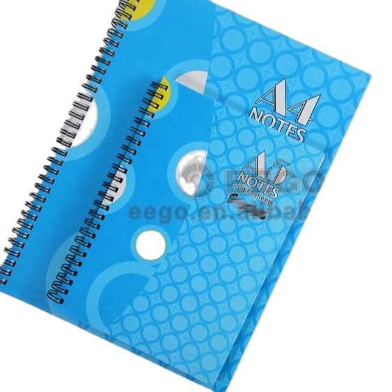 2022 Trendy Spiral Notebook with Quality PP Cover Exceptional Three Subject Notebook for School Use Reliable Item