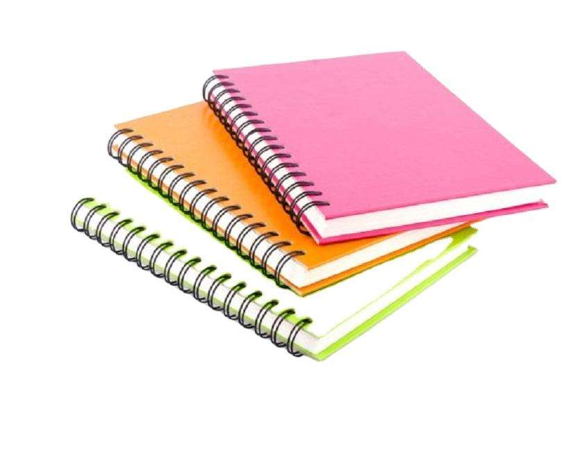 B5 7.1 X 10 Inches 2 Pack 100gsm Thick Dotted Paper Spiral Dot Grid Notebook With 80 Sheets Per Book