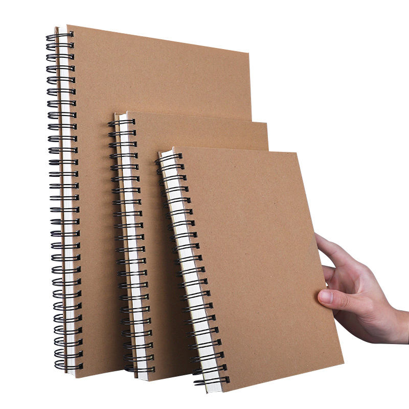 Wholesale Custom A4 Hardcover School Spiral Artist Sketchbook for Drawing