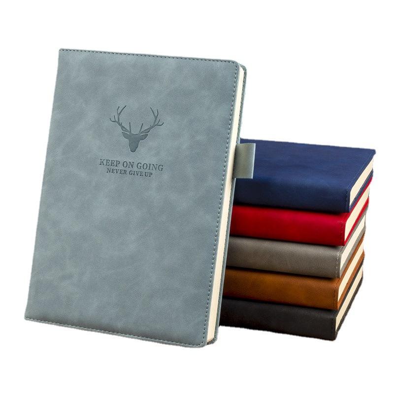 Online Wholesale Hot Selling Thick B5 Notebook Pu Leather Cover Can Custom logo for Business Meeting