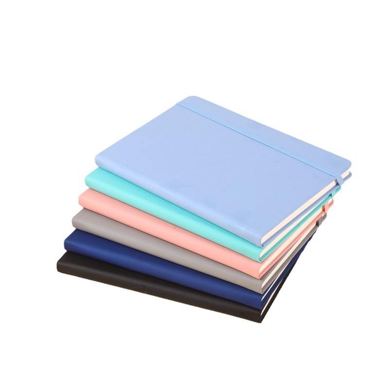 Wholesale A5 Elastic PU Leather Imitation Strap Office Notebook Thermal Custom Logo Journal Planner Personal Use Gift Giving