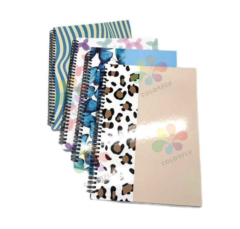Premium Good Price A4 Size Spiral School Notebook 100sheets Ruled Line Hardcover Notebook with Double Spiral
